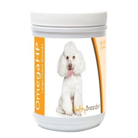 HEALTHY BREEDS Healthy Breeds 840235117964 Toy Poodle Omega HP Fatty Acid Skin & Coat Support Soft Chews; 90 Count 840235117964